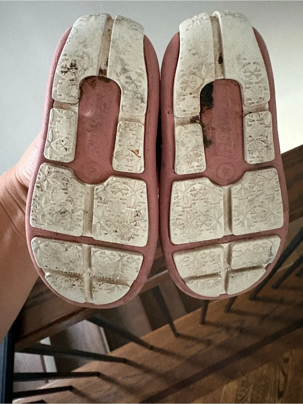 Kids Pink Slip-On Casual Shoes